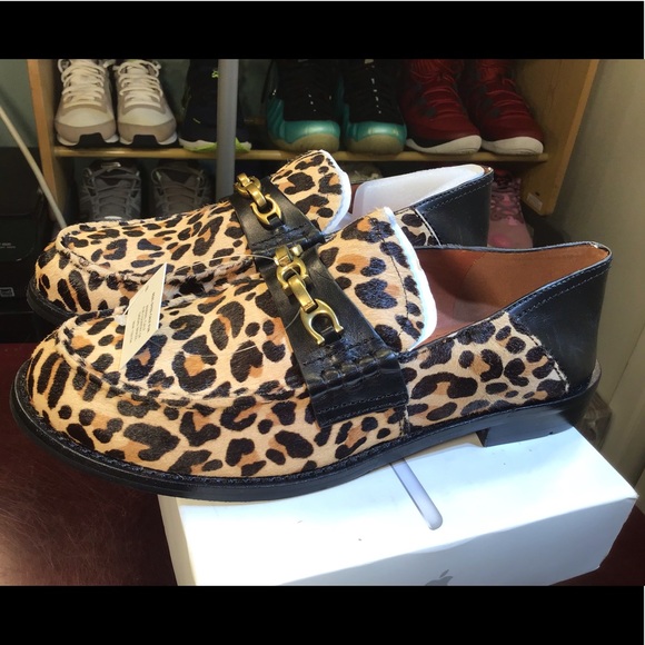 Coach Putnam Loafer Leopard Print Real Calf Hair. - Picture 9 of 14